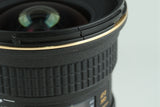 Tokina AT-X Pro 12-24mm F/4 IF DX Aspherical Lens for Nikon With Box #23274