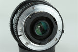 Nikon AF Nikkor 20mm F/2.8 Lens #23704H3