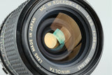 Minolta MC W.Rokkor-SI 28mm F/2.5 Lens for MD Mount #25660F5