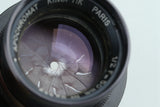 Apochromat Kinoptik Paris 50mm F/2 Lens for Leica M #26798C1