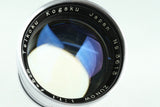 Zunow 50mm F/1.1 Lens for Leica L39 *購入希望の方は弊社までご連絡ください*