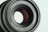 7Artisans DJ-Optical 35mm F/2 Lens for Sony E #28952F4
