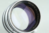 Leica Leitz Summarit 50mm F/1.5 Lens for Leica L39 + Leica M Adapter CLA By Kanto Camera #34284T
