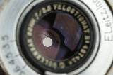 leica Leitz Velostigmat 50mm F/3.5 Lens for Leica L39 #36450C2