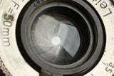 Leica Leitz Elmar 50mm F/3.5 Lens for Leica L39 #39221C2