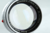 Leica Leitz Summarit 50mm F/1.5 Lens for Leica M #39895T
