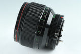 Canon FD 85mm F/1.2 L Lens #40519H13