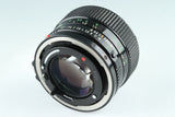 Canon FD 50mm F/1.2 Lens #41658C4