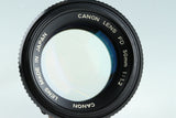 Canon FD 50mm F/1.2 Lens #42332F5