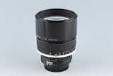 Nikon Nikkor 135mm F/2 Ais Lens #44549A5