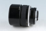 Nikon Nikkor 135mm F/2 Ais Lens #44549A5