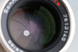 Contax Carl Zeiss Sonnar T* 90mm F/2.8 Lens for G1/G2 #44681A2
