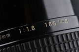 Nikon Nikkor 105mm F/1.8 Ais Lens #44781A6