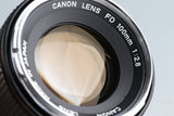 Canon FD 100mm F/2.8 Lens #45075F5