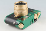 Leica M6 TTL 0.58 + Elmarit-M 28mm F/2.8 Repainted Green & Gold Repainted by Kanto Camera #45353T