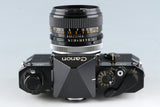 Canon F-1 Montréa 1976 Model + FD 50mm F/1.4 S.S.C. Lens #45404D2