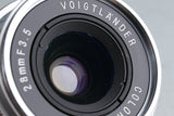 Voigtlander Color-Skopar 28mm F/3.5 Lens for Leica L39 #45765C2