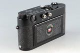 Leica Leitz M3 Black Paint 35mm Rangefinder Film Camera #47590K