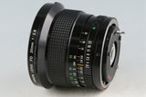 Canon FD 20mm F/2.8 Lens #47807K
