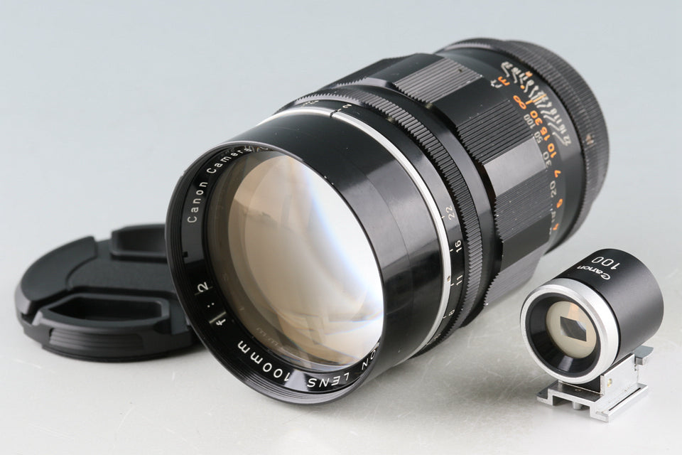 Canon 100mm F/2 Lens for Leica L39 + 100mm Finder #47965M2
