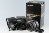 Zenza Bronica Zenzanon-RF 45mm F/4 Lens + View Finder RF45VF With Box #48242L7