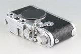 Leica Leitz IIIf Red Dial 35mm Rangefinder Film Camera #49079L1