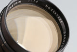 Sankyo Kohki Komura 85mm F/1.4 Lens fd mount #49714E6