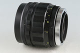 Sankyo Kohki Komura 85mm F/1.4 Lens fd mount #49714E6