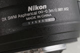 Nikon AF-S DX Nikkor 35mm F/1.8 G Lens #49773A4