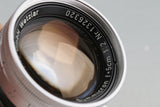 Leica Leitz Summicron 50mm F/2 Lens for Leica L39 #50152T