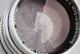 Leica Leitz Summarit 50mm F/1.5 Lens for Leica L39 #50202T