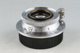 Leica Leitz Elmar 35mm F/3.5 Lens for Leica L39 #50805T