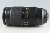 Nikon AF-S Nikkor 80-400mm F/4.5-5.6G ED VR N Lens #51614E6