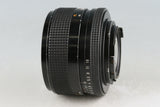 Contax Carl Zeiss Planar T* 50mm F/1.4 AEJ Lens for CY Mount #51724A2