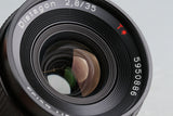 Contax Carl Zeiss Distagon T* 35mm F/2.8 AEJ Lens for CY Mount #52383A1