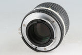 Nikon Nikkor 85mm F/2 Ais Lens #52912A5