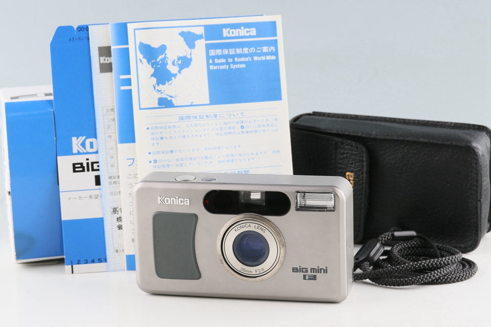 Konica BiG mini F 35mm Compact Film Camera With Box #53131L9 – IROHAS SHOP