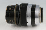 Leica Leitz Hektor 73mm F/1.9 Lens for Leica L39 CLA By Kanto Camera #53527T
