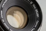 Canon 35mm F/2 Lens for Leica L39 #53616C2