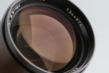 Contax Carl Zeiss Sonnar T* 180mm F/2.8 MMJ Lens for CY Mount #53726A2