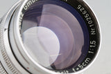 Leica Leitz Summarit 50mm F/1.5 Lens for Leica L39 #54367T