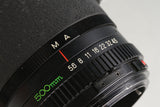 Mamiya-Sekor C 500mm F/5.6 Lens for Mamiya 645 #54466H
