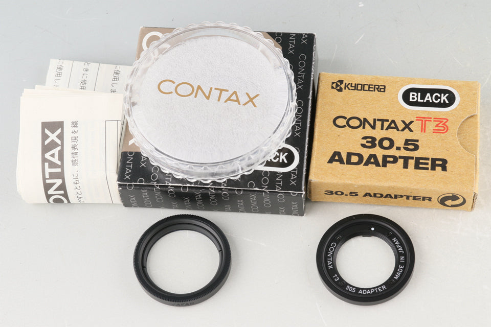Contax T3 30.5mm Black Adapter + P Filter #54474F2 – IROHAS SHOP