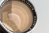 Nikon Nikkor-N・C 50mm F/1.1 Lens for Nikon S #55798A5