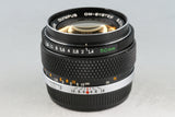 Olympus OM-System G.Zuiko Auto-S 50mm F/1.4 Lens #56203F4