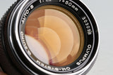 Olympus OM-System G.Zuiko Auto-S 50mm F/1.4 Lens #56203F4