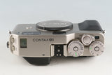 Contax G1 35mm Rangefinder Film Camera #56211D4
