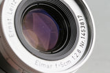 Leica Leitz Elmar 50mm F/2.8 Lens for Leica L39 #56461T