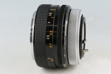 Canon FD 55mm F/1.2 Lens #56466F4