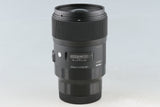 Sigma Art 35mm F/1.4 DG HSM Lens for L-Mount #56540F6